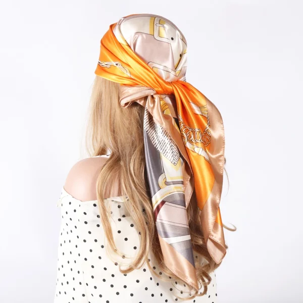 silk hair scarf