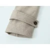 women's elegant wool blend coat