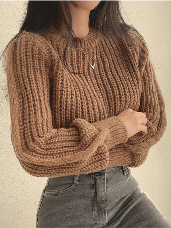 vintage harajuku lantern sleeve sweater