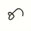 stainless steel heart shaped nose ring