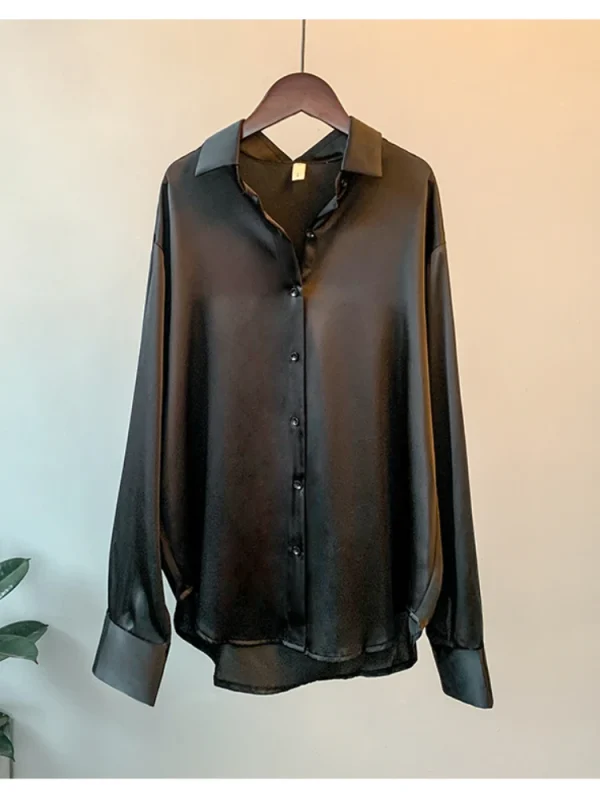 elegant office lady long sleeve blouse