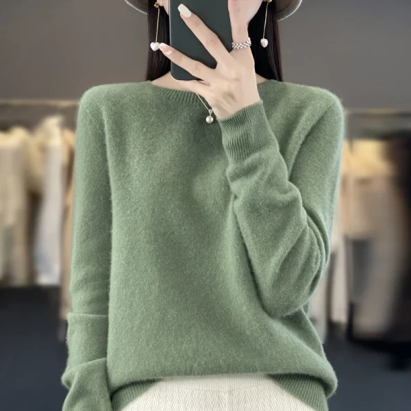 premium 100% merino wool sweater