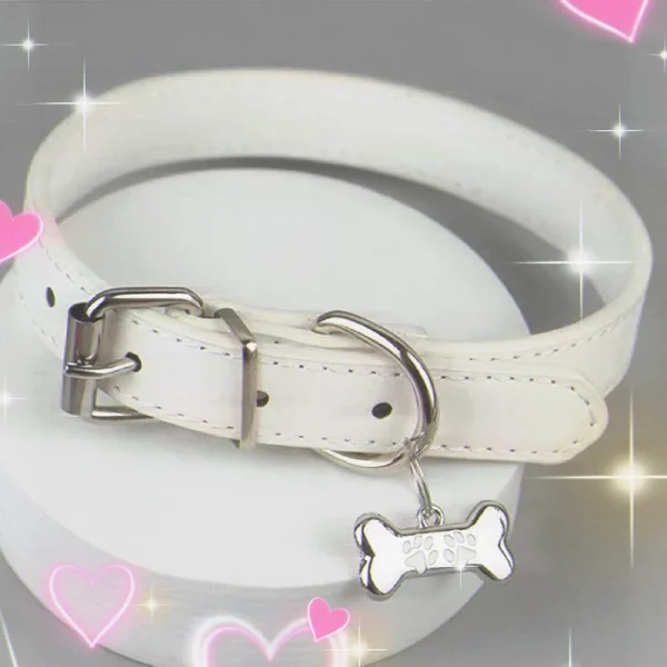 y2k bone pendant choker necklace