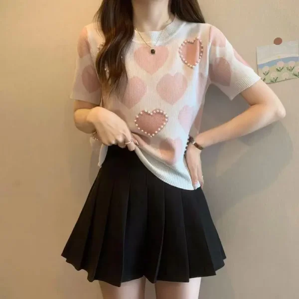 sweet & elegant knit top