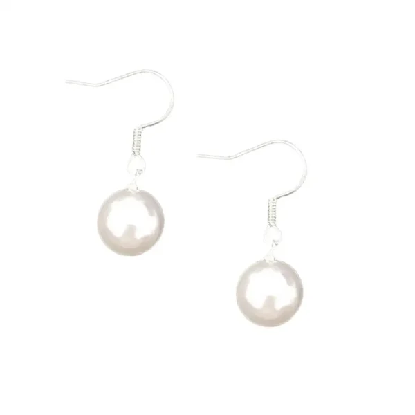 faux pearl drop earrings