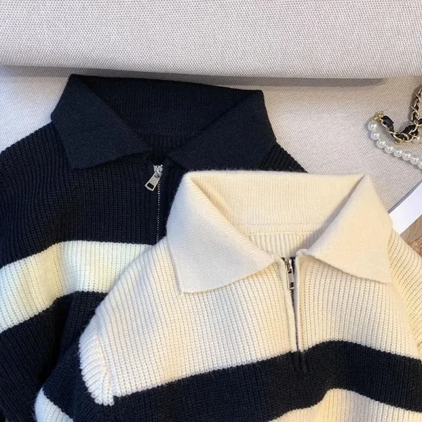 women's vintage striped sweater