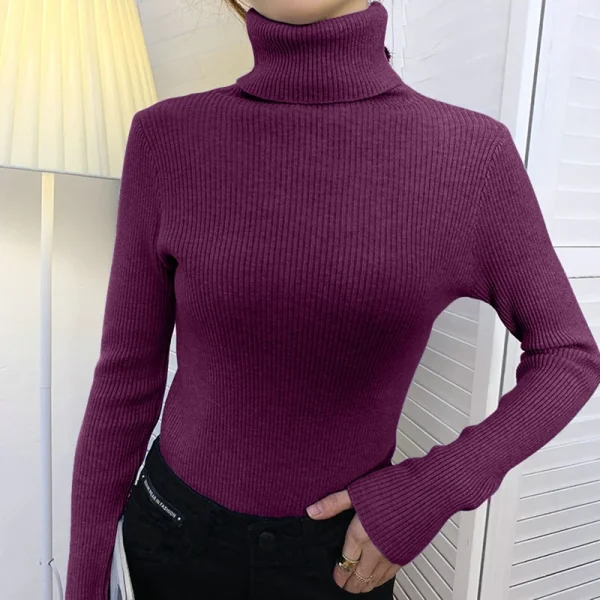 cozy turtleneck sweater for women